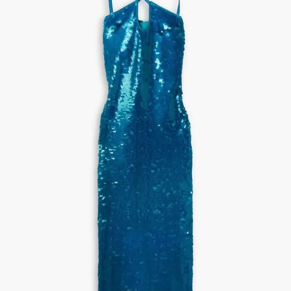 Cult Gaia Lily Dress- Blue Sequin